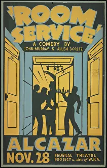 John Murray Prints: Room Service, San Francisco, 1938. Creator: Unknown