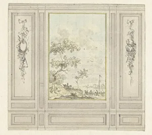 Jurriaan Andriessen Prints: Room wall design, c.1752-c.1819. Creator: Juriaan Andriessen