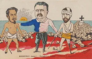 Roosevelt: Assez! - Enough! - Genug! A caricature on the Treaty of Portsmouth, 1905