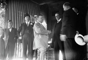 Roosevelt Teddy Prints: Roosevelt at Oyster Bay, 1912. Creator: Bain News Service