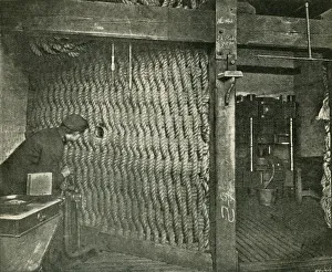 Precaution Prints: Rope Screen Used For Protection While Pressing Explosive Gun-Cotton