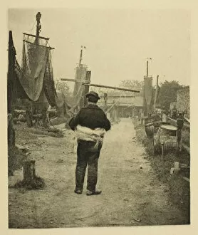 A Rope Walk, 1887. Creator: Peter Henry Emerson