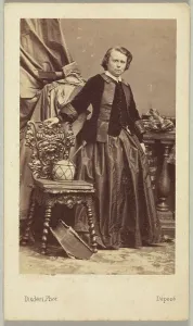 Bonheur Marie Rosa Prints: Rosa Bonheur, 1861-1864. Creator: Andre-Adolphe-Eugene Disderi