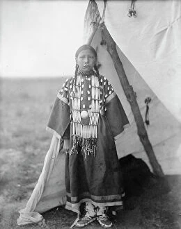 Teenagers Collection: Rosa Lame Dog, c1905. Creator: Edward Sheriff Curtis
