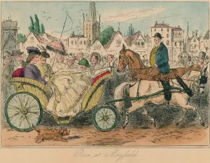 Bradbury And Evans Gallery: Rosa at Mayfield, 1860. Artist: John Leech