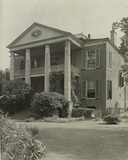 Brickwork Prints: Rosalie, Natchez, Adams County, Mississippi, 1938. Creator: Frances Benjamin Johnston