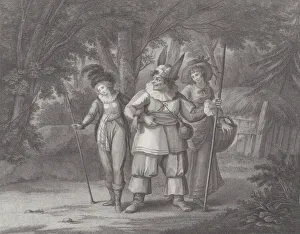 Shakespeare Collection: Rosalind, Celia & Touchstone (Shakespeare, As You Like It, Act 2, Scene 2), June 1, 1792