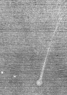 Comet Prints: Rosa's comet on Aug. 19, as visible to the naked eye, 1862. Creator: Unknown