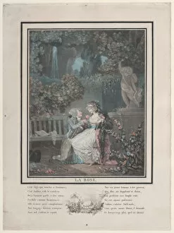 Philibert Louis Debucourt Gallery: The Rose, 1788. Creator: Philibert Louis Debucourt
