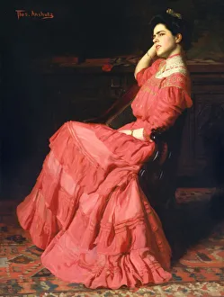 A Rose, 1907. Creator: Thomas Pollock Anshutz