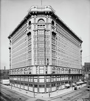 Ohio Prints: Rose Building, Cleveland, ca 1900. Creator: Unknown