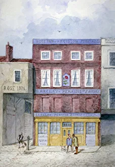 The Rose Inn, Farringdon Street, City of London, 1838