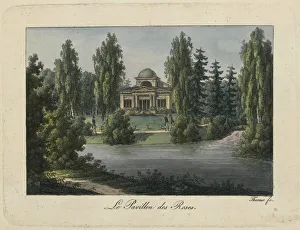 Pavlovsk Prints: The Rose Pavilion in Pavlovsk Park, 1810s