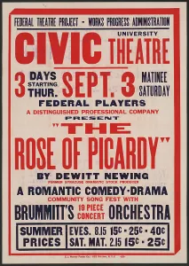 September Prints: Rose of Picardy, Syracuse, NY, 1936. Creator: Unknown