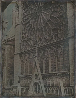 Notre Dame De Paris Gallery: Rose Window, Notre-Dame Cathedral, Paris, 1841. Creator
