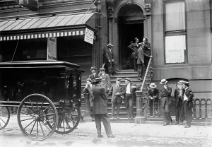 Murdered Prints: Rosenthal Funeral, between c1910 and c1915. Creator: Bain News Service