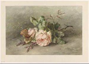 Roses, 1853-1892. Creator: Marguerite Roosenboom