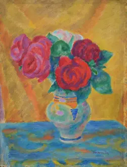 Jzef Prints: Roses, between 1917-1918. Creator: Jozef Pankiewicz