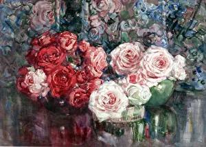 Imitation Prints: Roses, c1930. Creator: Margaret Stoddart