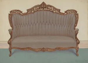 Rosewood Sofa, c. 1936. Creator: Eugene Croe