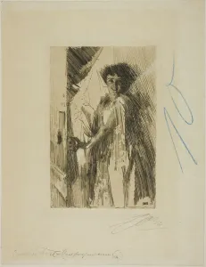 Rosita Mauri, 1889. Creator: Anders Leonard Zorn