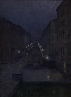Roslag Street, Stockholm, 1893-1897. Creator: Karl Nordström