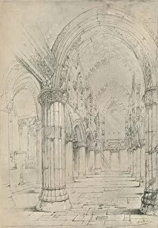 John Ruskin Collection: Roslin Chapel, 1838. Artist: John Ruskin