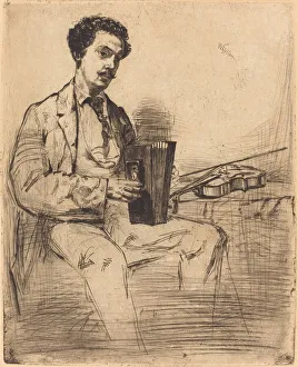 Millionaire Prints: Ross Winans, 1861. Creator: James Abbott McNeill Whistler