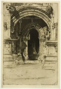 Dy Cameron Prints: Rosslyn, 1899. Creator: David Young Cameron
