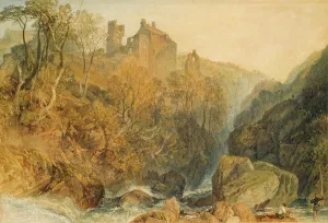 Turner Joseph Mallord William Prints: Rosslyn Castle, about 1820. Creator: JMW Turner