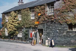 Rambling Prints: Rosthwaite Post office, Borrowdale, Lake District, c1960. Artist: CM Dixon