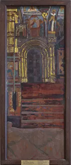 Nicholas Roerich Collection: Rostov the Great. Interior of the Church of Our Savior na Senyakh