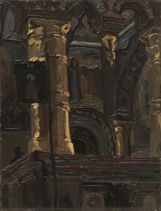 Rostov the Great. Interior of the Church of Our Savior na Senyakh