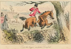 On The Move Collection: Rot the beggar exclaims Romford, 1865. Artists: John Leech, Hablot Knight Browne