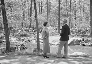 Portrait Photographs Prints: Rothbart, Albert, Mr. group, standing outdoors
