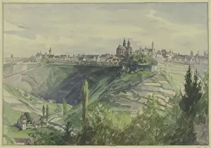 Bavaria Prints: Rothenburg, 19th century. Creator: Theodor Alt