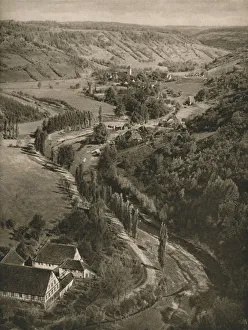 Rothenburg o. d. T. - Taubertal, 1931. Artist: Kurt Hielscher