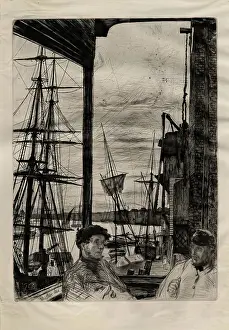 Townscape Prints: Rotherhithe, 1860. Creator: James Abbott McNeill Whistler