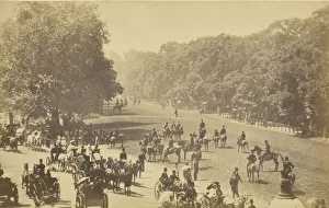 Hyde Park Gallery: Rotten Row, 1850-1900. Creator: Unknown