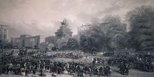 Barraud Gallery: Rotten Row, Hyde Park, London, 1867. Artist: WH Simmons