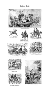 Rotten Row, Why we ride in the Row, Hyde Park, 1891. Creator: Unknown