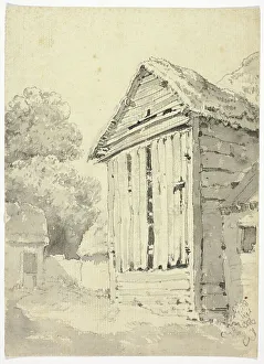 John Varley Prints: Side of Rotting Barn, 1800/10. Creator: Unknown