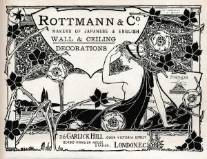 Shielding Prints: Rottmann & Co. Makers of Japanese & English Wall & Ceiling Decorations, 1897