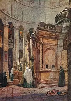 Holme Collection: The Rotunda and Chapel of the Holy Sepulchure, 1902, (1906). Creator: John Fulleylove