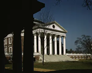 John Collier Prints: Rotunda of the University of Virginia, Charlottesville, Va. 1943. Creator: John Collier