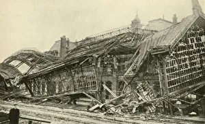 Roubaix Station, blown up by the Germans during their retreat in October, 1918, (c1920) Roubaix Station, blown up by the Germans during their retreat in October, 1918, (c1920)