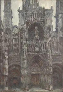 The Rouen Cathedral. The portal as seen from the front, 1892 The Rouen Cathedral. The portal as seen from the front, 1892
