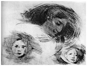 Eugène Carrière Gallery: Rough sketch, c1870-1905 (1924). Artist: Eugene Carriere