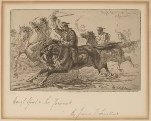 Rough Sport in the Yosemite, 1885. Creator: James David Smillie
