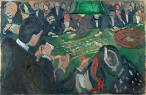 Card Players Collection: At the Roulette Table in Monte Carlo